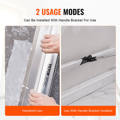 Trockenbau-Spachtelklinge, 48-Zoll-Nivelliermesser, Klinge aus Edelstahl und Gehäuse aus Aluminiumlegierung, professionelles Spachtelwerkzeug für Trockenbau, Trockenbau/Gipskarton, für Trockenbau/Wandplatten/Gipskarton