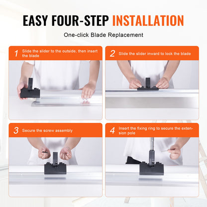 Trockenbau-Spachtelklinge, 48-Zoll-Nivelliermesser, Klinge aus Edelstahl und Gehäuse aus Aluminiumlegierung, professionelles Spachtelwerkzeug für Trockenbau, Trockenbau/Gipskarton, für Trockenbau/Wandplatten/Gipskarton