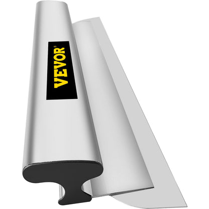 Drywall Skimming Blade, 24-tums utjämnande knock-down kniv, rostfritt stål spackel efterbehandlingsverktyg, slagkraftiga ändlock för Sheetrock Gips Gyprock Wall-board gipsskivor