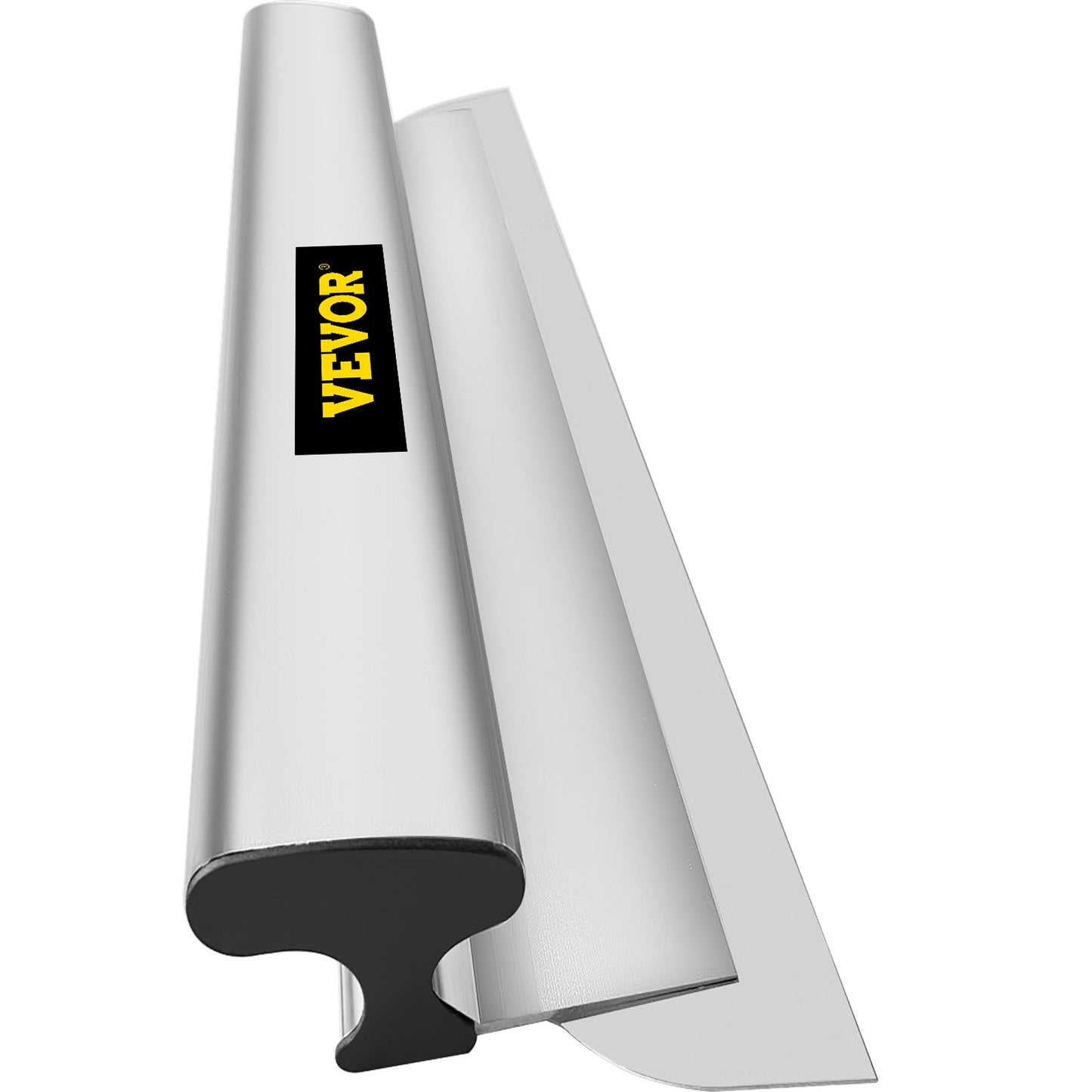 Drywall Skimming Blade, 40-inch Leveling Knock-Down Knife, Stainless Steel Putty Finishing Tool, Impact End Caps for Sheetrock Gypsum Gyprock Wall-board Drywall