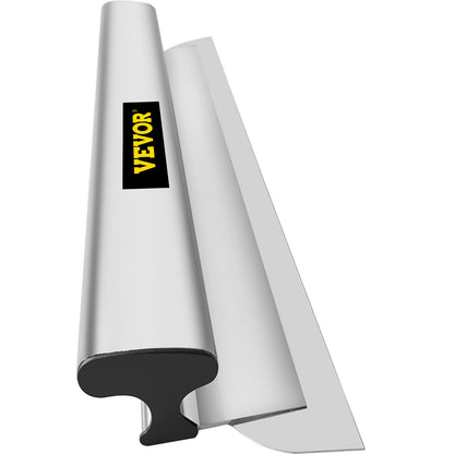 Drywall Skimming Blade, 40-inch Leveling Knock-Down Knife, Stainless Steel Putty Finishing Tool, Impact End Caps for Sheetrock Gypsum Gyprock Wall-board Drywall