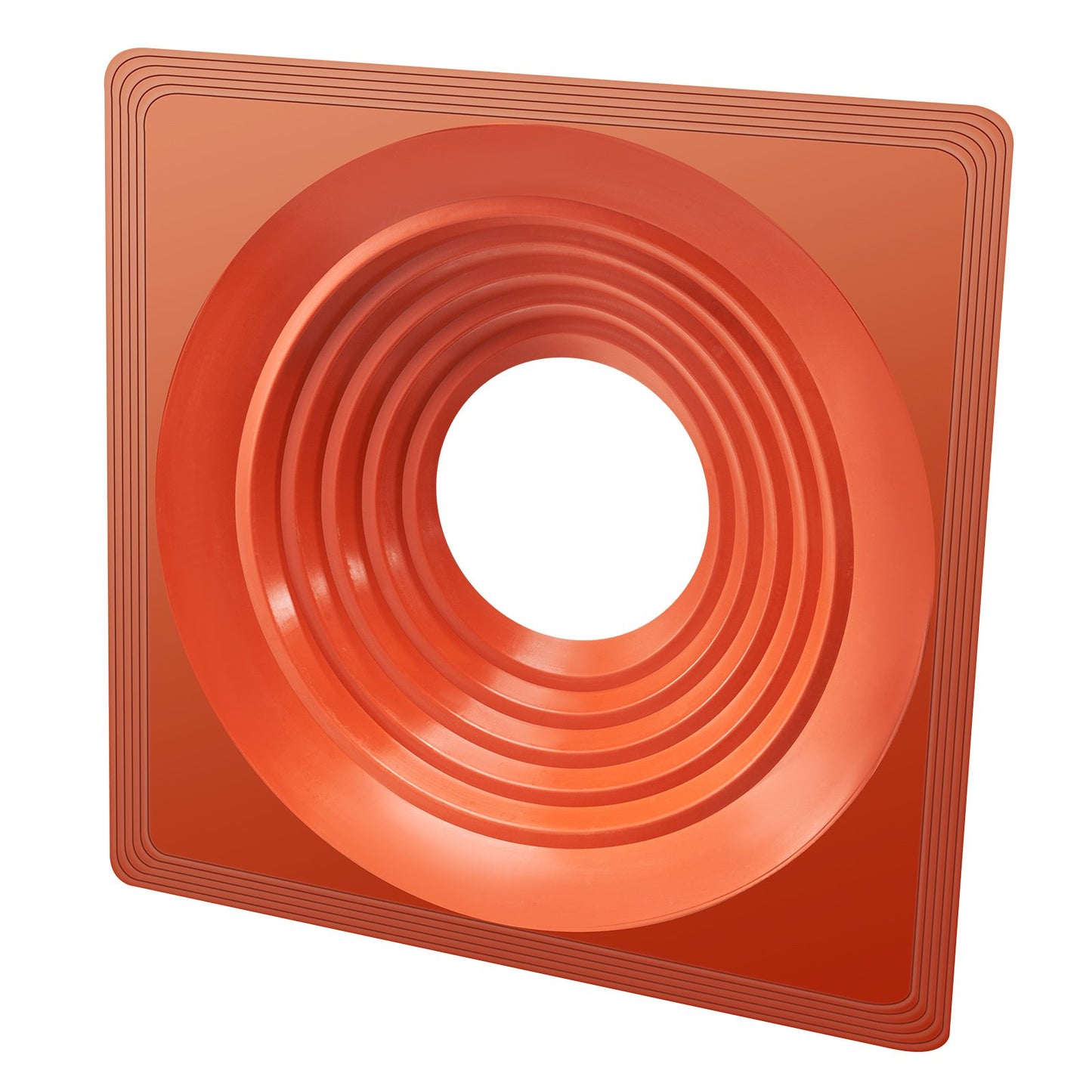 Metall-Dachrohr-Blinkmanschette, passend für 10"-18"-Rohre, hochtemperaturbeständiges, flexibles Silikon