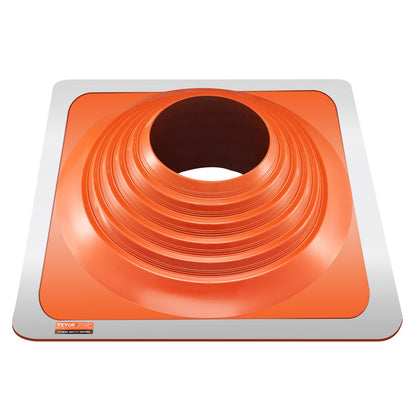 Metall-Dachrohr-Blinkmanschette, passend für 10"-18"-Rohre, hochtemperaturbeständiges, flexibles Silikon