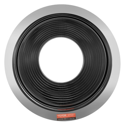 2 st Metalltakrör Blinkande stövlar Passar 6"-11" Pipe High Temp Black EDPM