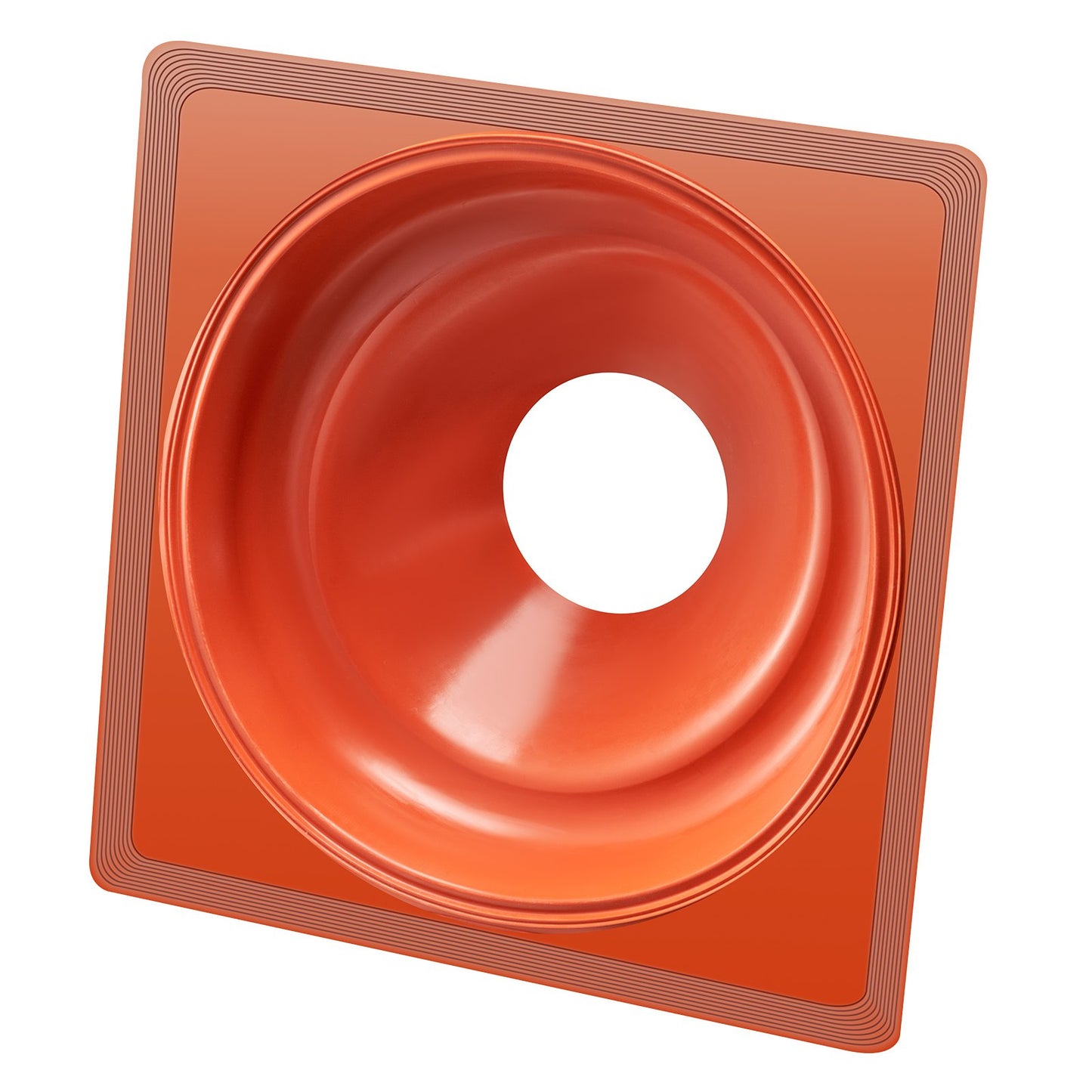 2 st Metalltakrör Blinkande känga Passar 6-1/4" - 11-3/4" Pipe Röd Silikon