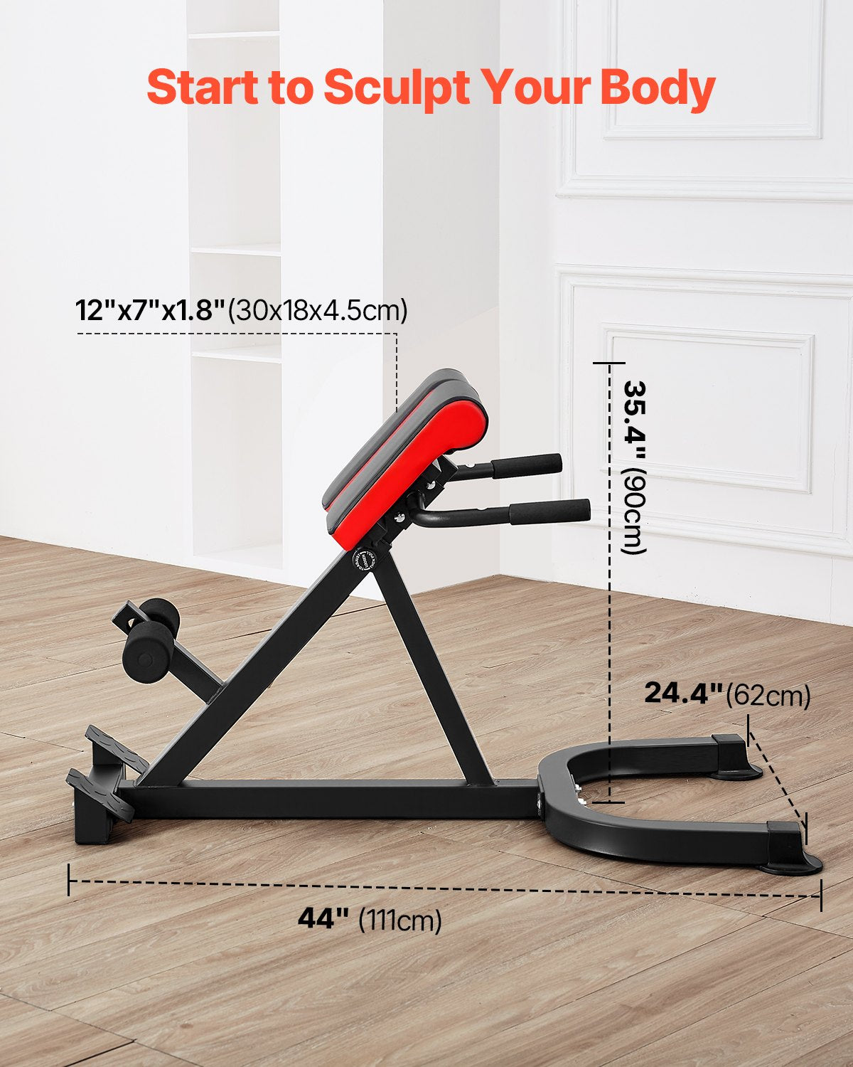 Römischen Stuhl Zurück Extension Hyperextension Bank Multifunktionale Einstellbar