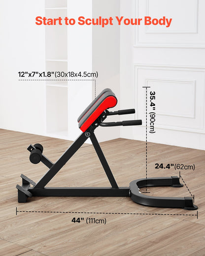 Römischen Stuhl Zurück Extension Hyperextension Bank Multifunktionale Einstellbar