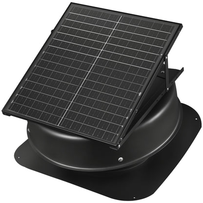 Solar Roof Attic Exhaust Fan 50W with Smart Thermostat Remote Control