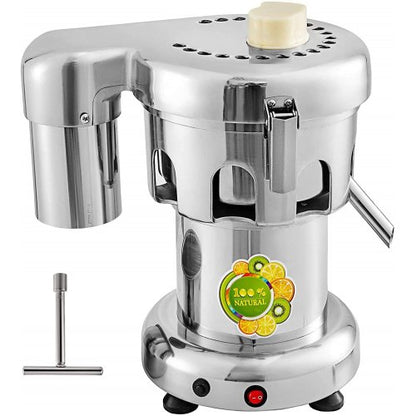 Commercial Juice Extractor Heavy Duty Juicer Aluminum Casting and Stainless Steel Constructed Centrifugal Juice Extractor Juicing both Fruit and Vegetable