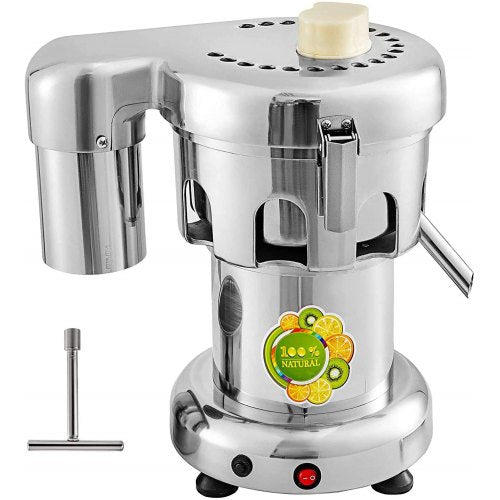 Commercial Juice Extractor Heavy Duty Juicer Aluminum Casting and Stainless Steel Constructed Centrifugal Juice Extractor Juicing both Fruit and Vegetable
