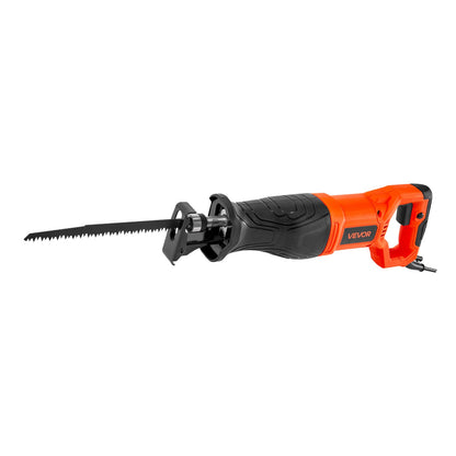 Corded Reciprocating Saw, 120 Volt 7.5 Amp, 2800 SPM Variable Speed, 1-1/8 inch Stroke Length, Electric Reciprocating Saw with 8 Blades and Carrying Bag, for Wood, Metal, and Plastic Cutting