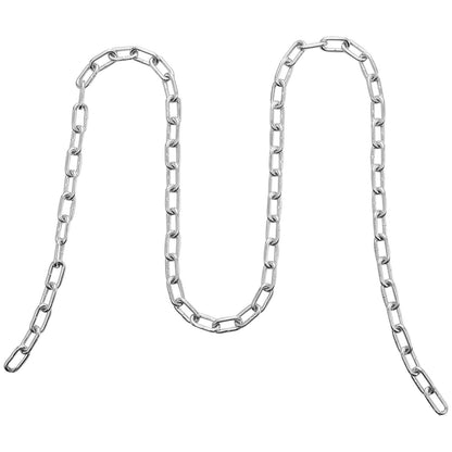 Zinc Plated Proof Coil Chain Carbon Steel Chain Sling 3/16" x 10' 1100 lbs
