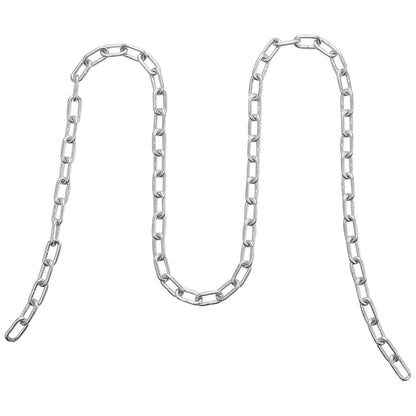 Zinc Plated Proof Coil Chain Carbon Steel Chain Sling 3/16" x 10' 1100 lbs