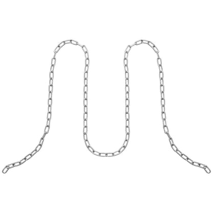 Verzinkte, widerstandsfähige Spiralkette aus Kohlenstoffstahl, Kettenschlinge, 1/8" x 33', 350 lbs