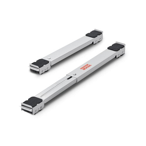 Heavy Duty Furniture Appliances Rollers, 660 lbs Total Load, Extendable Appliance Rollers Mobile Washing Machine Base, Fridge Stand Dolly Movers for Refrigerators, Dryers, Dishwashers, White