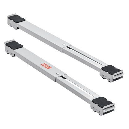 Heavy Duty Möbelapparater Rullar, 660 lbs total belastning, utdragbara apparatrullar Mobil tvättmaskinsbas, Kylskåp Dolly Movers för kylskåp, torktumlare, diskmaskiner, vit