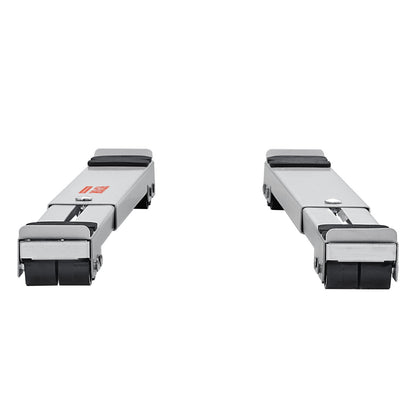 Heavy Duty Möbelapparater Rullar, 660 lbs total belastning, utdragbara apparatrullar Mobil tvättmaskinsbas, Kylskåp Dolly Movers för kylskåp, torktumlare, diskmaskiner, vit