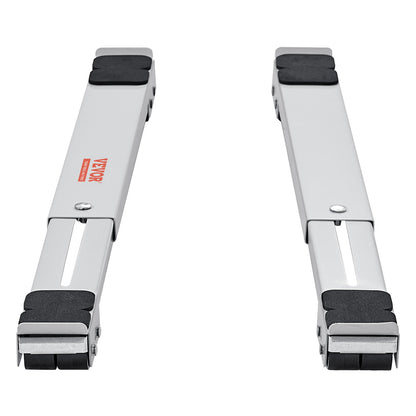 Heavy Duty Möbelapparater Rullar, 660 lbs total belastning, utdragbara apparatrullar Mobil tvättmaskinsbas, Kylskåp Dolly Movers för kylskåp, torktumlare, diskmaskiner, vit