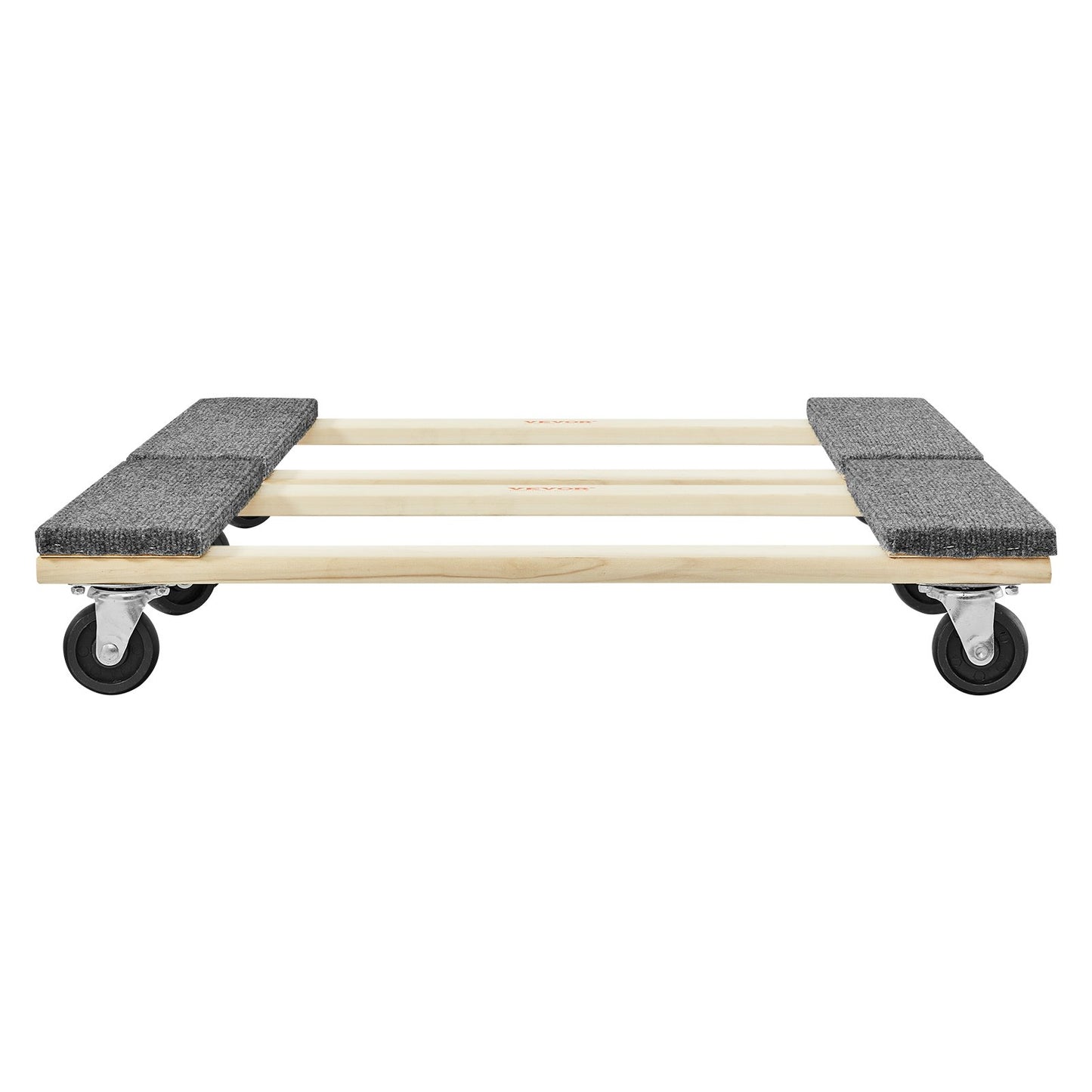 Furniture Dolly, 1000 lbs varje lastkapacitet, 2 paket, 18" x 30", 8 x 3" PP svängbara hjul, kraftiga hårdträmöbler Moving Dolly, Mover's Dolly, flyttvagn med hjul för tunga möbler