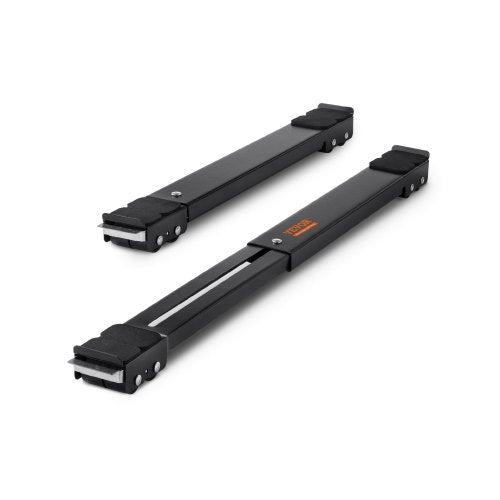 Heavy Duty Furniture Appliances Rollers, 660 lbs Total Load, Extendable Appliance Rollers Mobile Washing Machine Base, Fridge Stand Dolly Movers for Refrigerators, Dryers, Dishwashers, Black