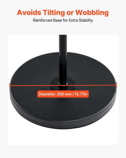 Rotating Brochure Display Rack, 30 Pockets Mesh Magazine Literature Display Stand, Portable Floor Standing Magazine Rack, Metal Newspaper Catalog Holders for Shop Exhibitions Office Trade Show