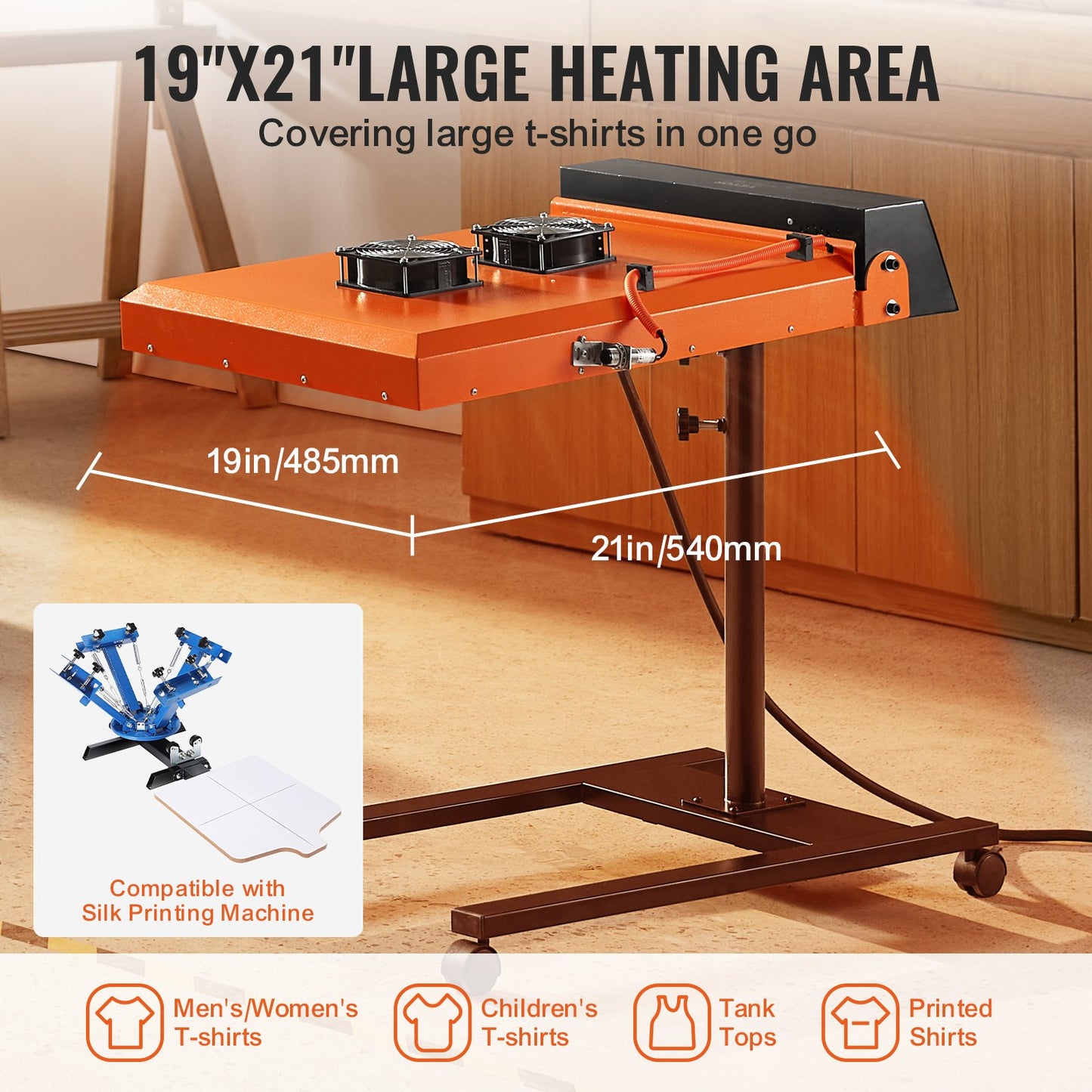 Flash Tork 6000W 19 x 21 inch Automatic Infrared IR Silk Screen Tork