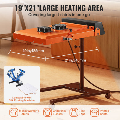 Flash Tork 6000W 19 x 21 inch Automatic Infrared IR Silk Screen Tork