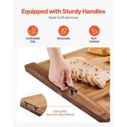 Noodle Board Stove Lid in Acacia Wood Top Lid Kitchen Electric Gas Stove | EU