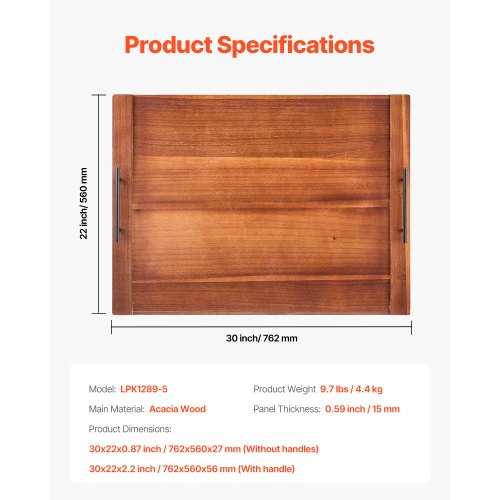 Noodle Board Stove Lid in Acacia Wood Top Lid Kitchen Electric Gas Stove | EU