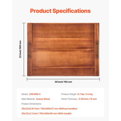 Noodle Board Stove Lid in Acacia Wood Top Lid Kitchen Electric Gas Stove | EU