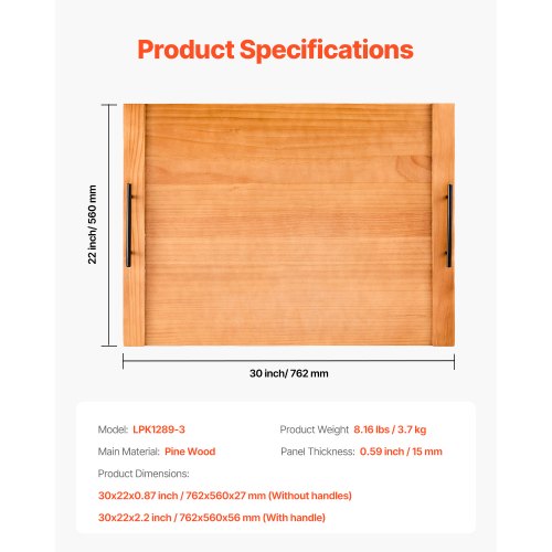 Noodle Board Stove Cover Pine Wood Top Cover Kitchen Electric Gas Stove | EU