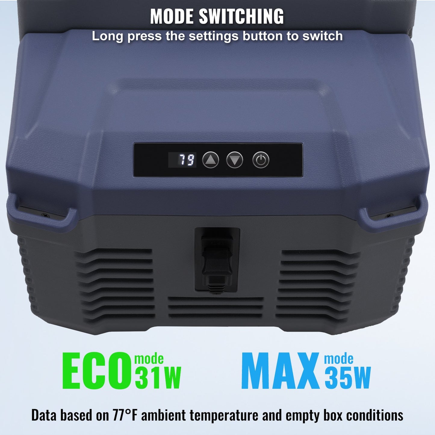 Tragbarer Autokühlschrank mit Gefrierfach, Kompressor, 12 l, Einzelzone, für Wohnmobil