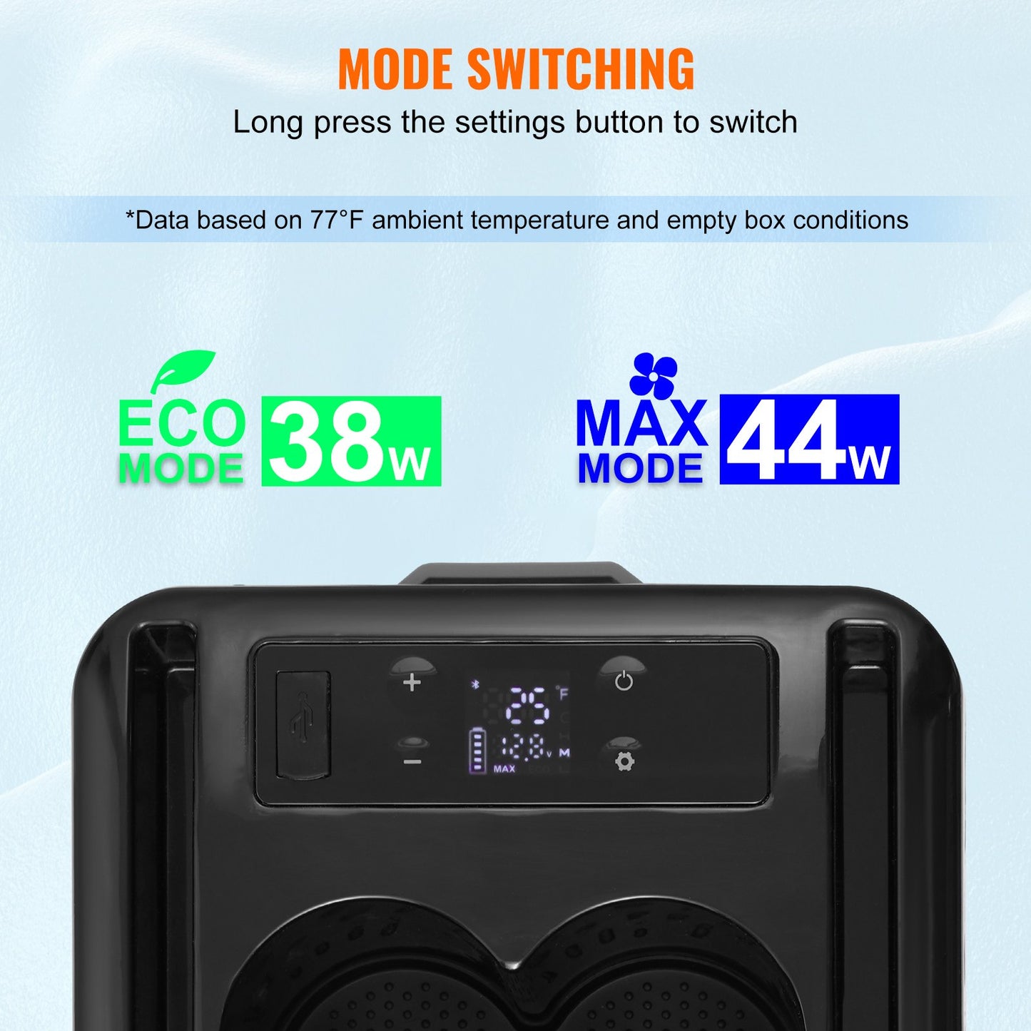 Car Refrigerator, 12 Volt Car Armrest Refrigerator Fridge, 15 L Single Zone Portable Freezer, -4℉-68℉ Adjustable Range, 12/24V DC and 100-240V AC Compressor Cooler for Outdoor, Camping