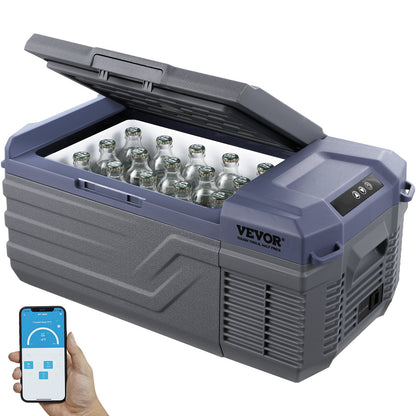 Tragbarer Autokühlschrank mit Gefrierfach, Kompressor, 15 l, Einzelzone, für Auto und Zuhause