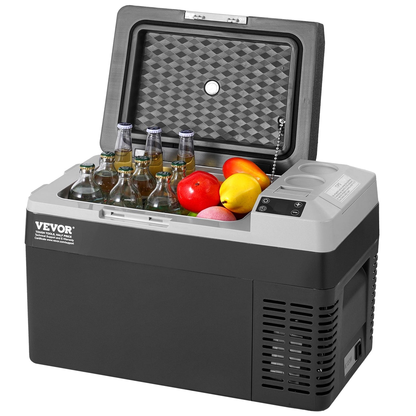 Tragbarer Autokühlschrank mit Gefrierfach, Kompressor, 25 l, Einzelzone, für Auto und Zuhause