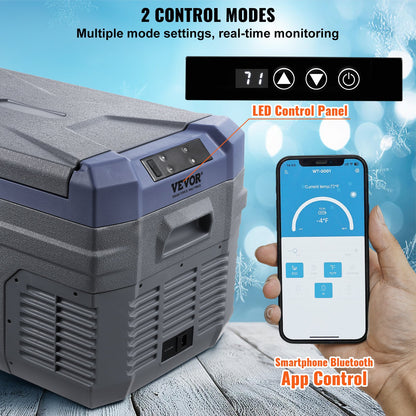 Portable Car Refrigerator Freezer Compressor 30L Single Zone for Car Home