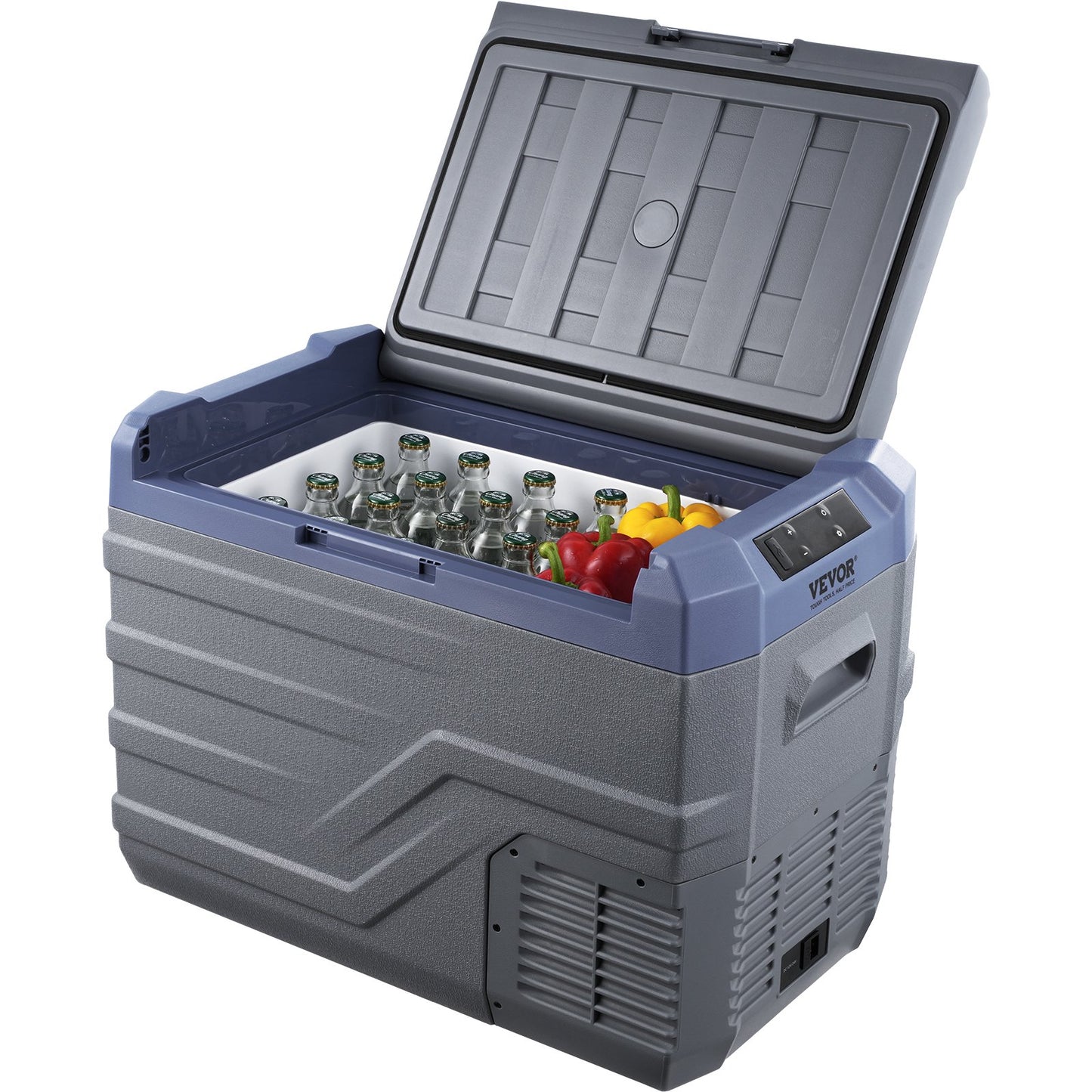 Portable Car Refrigerator Freezer Compressor 37 L Single Zone for Car Home