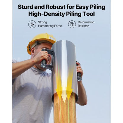 Manueller Zaunpfostentreiber, Hochleistungs-T-Pfostentreiber für Bauernhof und Garten | EU