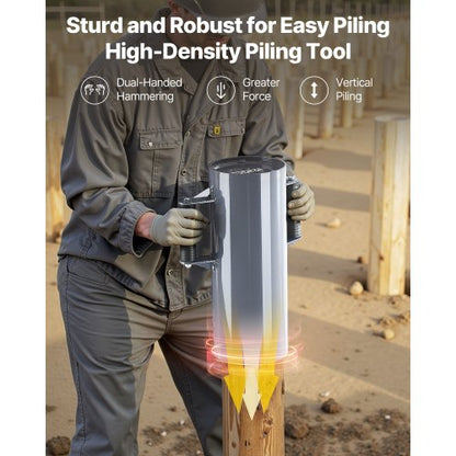 Manueller Zaunpfostentreiber, Hochleistungs-T-Pfostentreiber für Bauernhof und Garten | EU