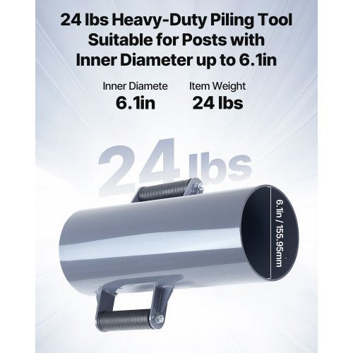 Manueller Zaunpfostentreiber, Hochleistungs-T-Pfostentreiber für Bauernhof und Garten | EU