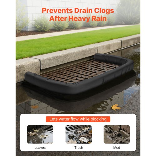 Sedimentfilterschläuche 4 Stück 5 Zoll x 10 Fuß Erosionsschutz Drainageschutz | EU