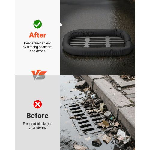 Sedimentfilterschlauch 5 Zoll x 10 Fuß Schlammschlauch Erosionsschutz Kanalschutz | EU