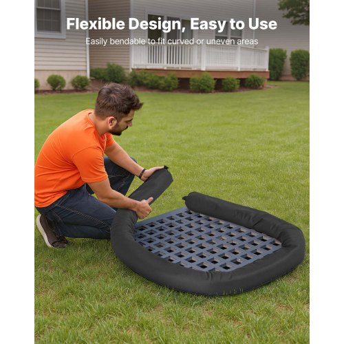 Sedimentfilterschlauch 5 Zoll x 10 Fuß Schlammschlauch Erosionsschutz Kanalschutz | EU