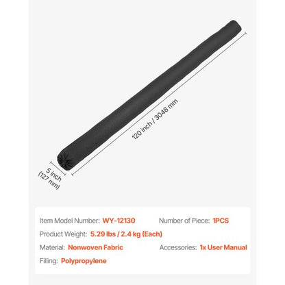 Sedimentfilterschlauch 5 Zoll x 10 Fuß Schlammschlauch Erosionsschutz Kanalschutz | EU