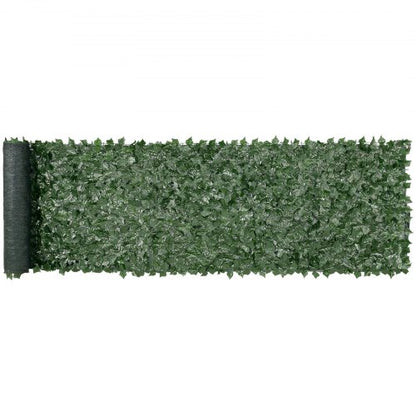 Ivy Privacy Fence, 39 x 158in Artificial Green Wall Screen, Greenery Ivy Fence with Mesh Cloth Backing and Strengthened Joint, Faux Hedges Vine Leaf Decoration for Outdoor Garden, Yard, Balcony