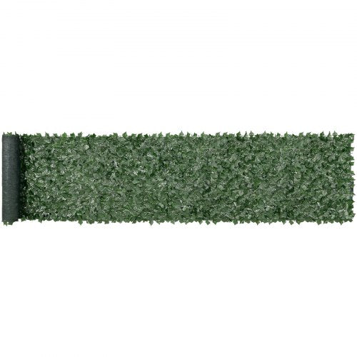 Ivy Privacy Fence, 39 x 198in Artificial Green Wall Screen, Greenery Ivy Fence with Mesh Cloth Backing and Strengthened Joint, Faux Hedges Vine Leaf Decoration for Outdoor Garden, Yard, Balcony