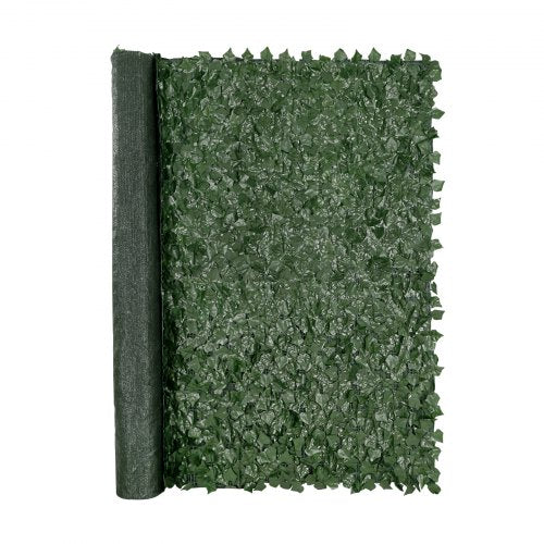 Ivy Privacy Fence, 96 x 72 in Artificial Green Wall Screen, Greenery Ivy Fence with Mesh Cloth Backing and Strengthened Joint, Faux Hedges Vine Leaf Decoration for Outdoor Garden, Yard, Balcony