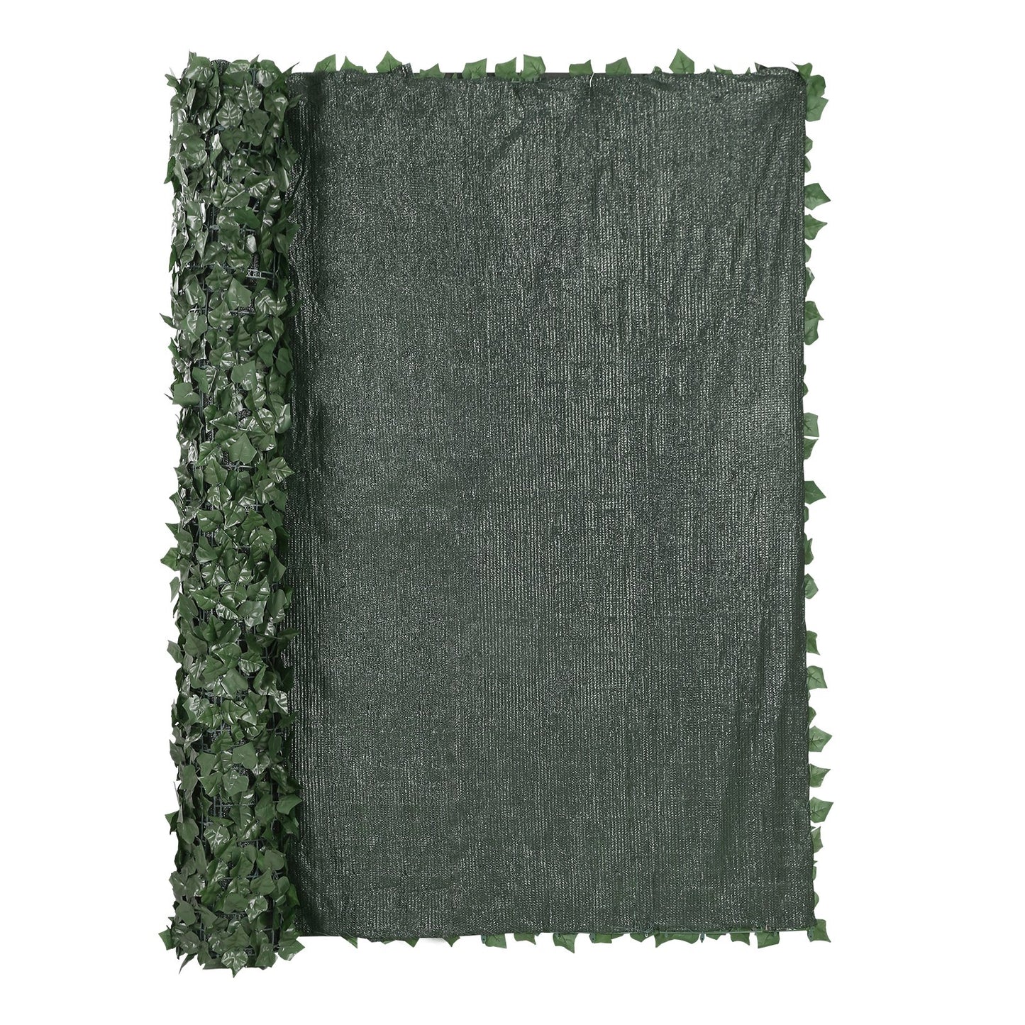 Ivy Privacy Fence, 1830 x 2440 mm Artificial Green Wall Screen, Greenery Ivy Fence with Mesh Fabric and Reinforced Joint, Fake Hedges Vine Leaf Decoration for Outdoor Garden, Backyard
