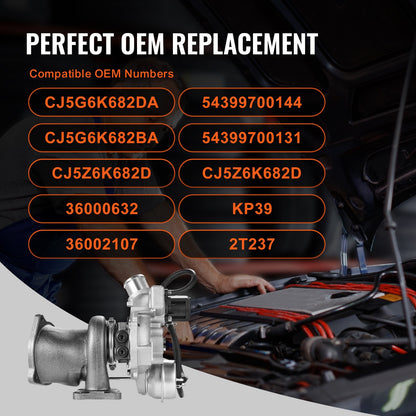 Turbo Turboladdarsats för motorer kompatibel med Ford Escape 2013-2016