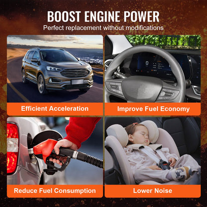 Turbo Turbo med packningssats för 1,5L-4,0L motorvolym